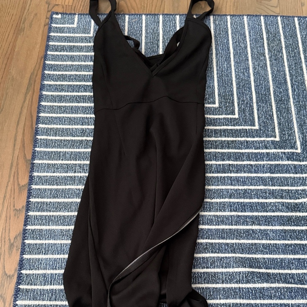 Zeagoo Black Asymmetrical Women's Dress
